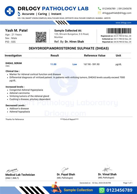 analyzer lab to do dhea-s hormon|dheas test results chart.